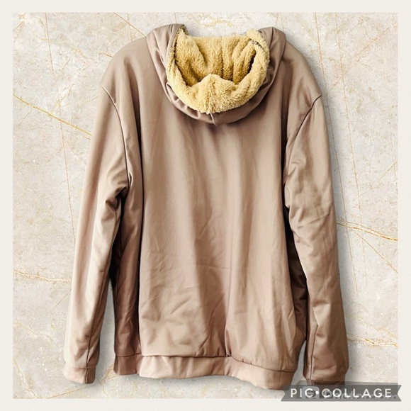 NEW! HP Extremely Warm Men’s Casual Fur Lined Hooded Fall/Winer Jacket - Picture 11 of 15